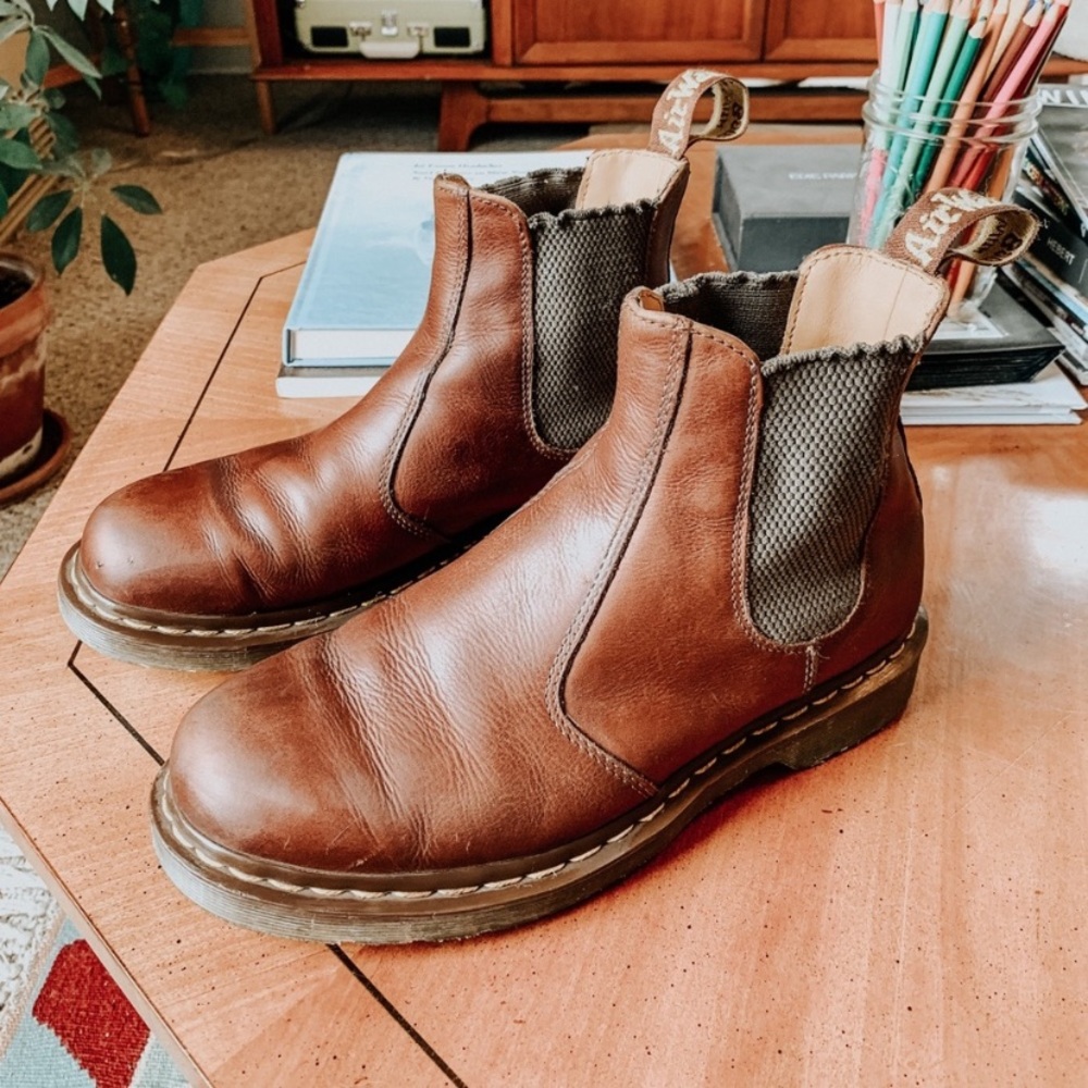 Dr. Marten Chelsea Boots.